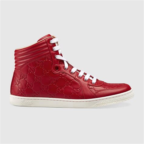 gucci signature high top sneaker.